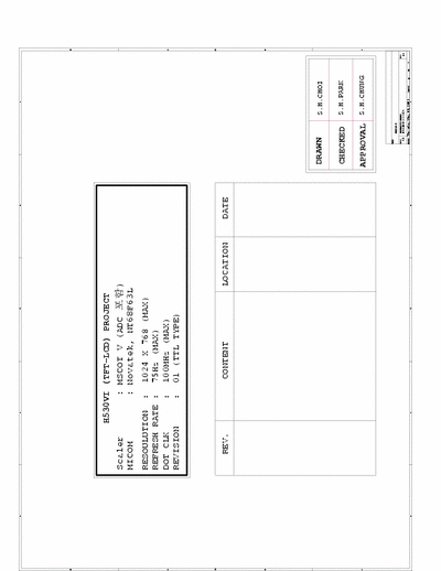 Hansol Hansol 530VI LCD schematic